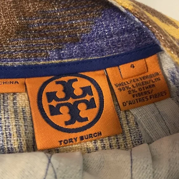Tory Burch Jemima Ikat Print Skiry  Size 4 - Picture 4 of 14